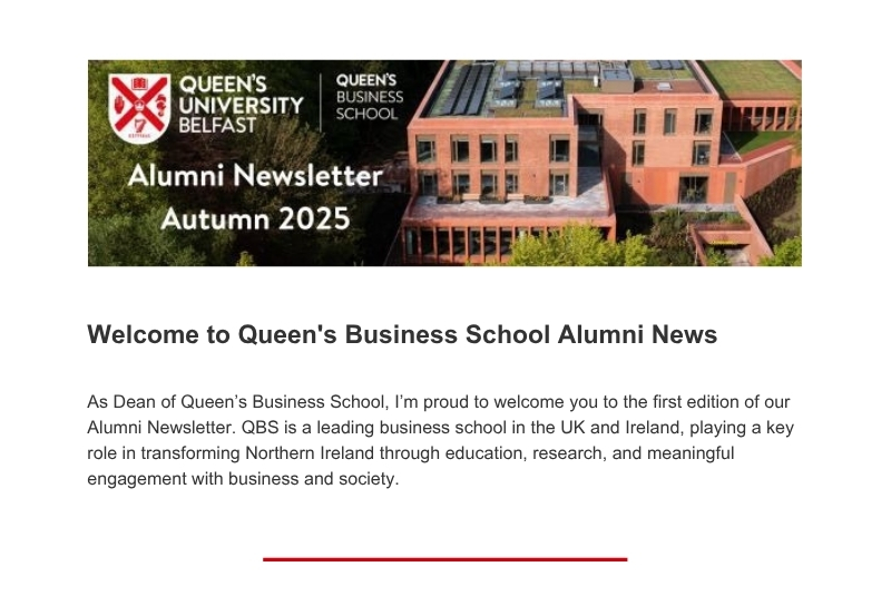 QBS Student Hub - Alumni Autumn Newsletter